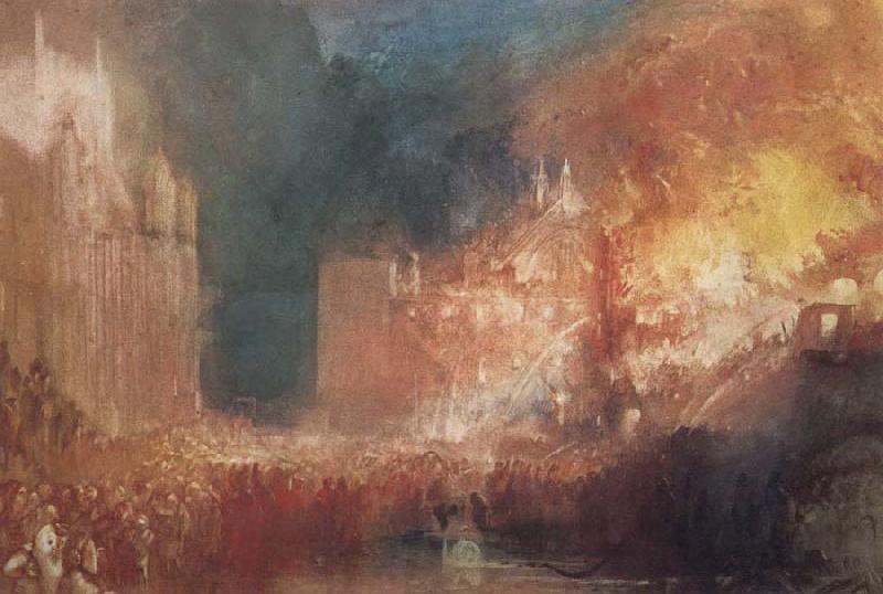 Joseph Mallord William Turner Houses of Parliament on Fire Sweden oil painting art